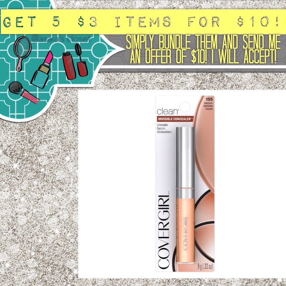 Clean Invisible Lightweight Concealer Medium 155